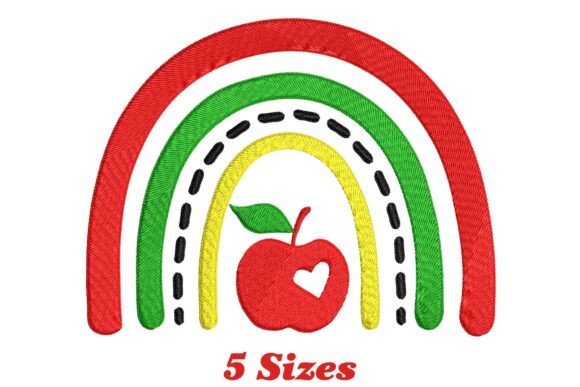 Bright Rainbow Apple: Seasonal Embroidery Review