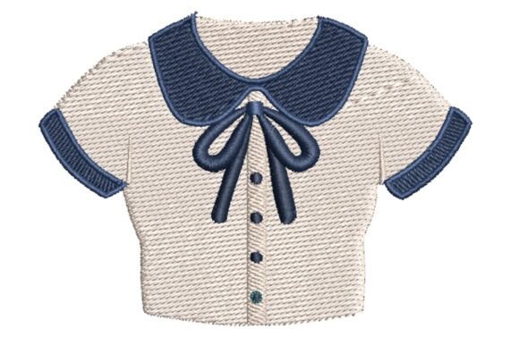 Girl's School Uniform Blouse: Embroidery Review