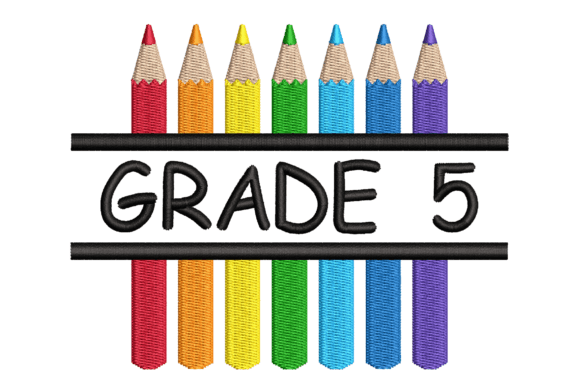Grade 5 Split Colored Pencils: Embroidery Review