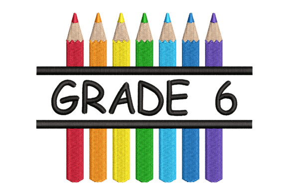 Grade 6 Split Colored Pencils: An Embroidery Review