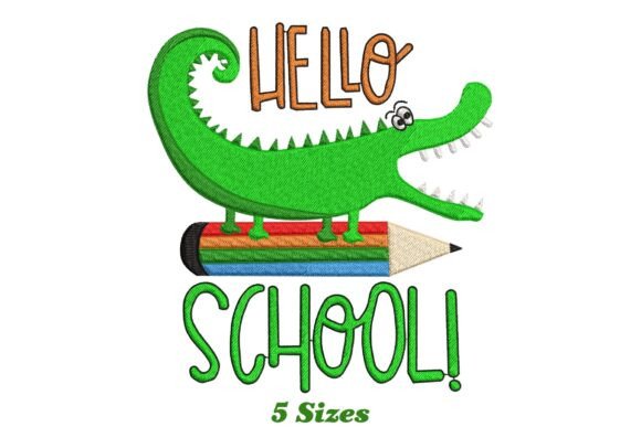 Hello School Funny Alligator: A Crafter's Review