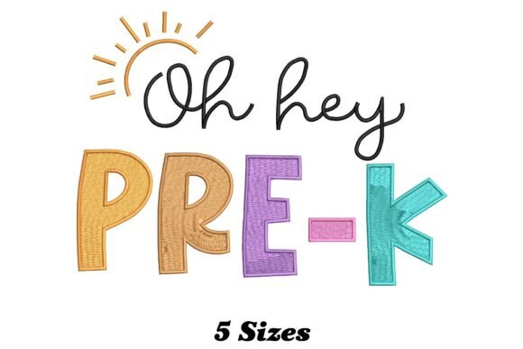 Oh Hey Pre-K: A Playful Embroidery Design Review