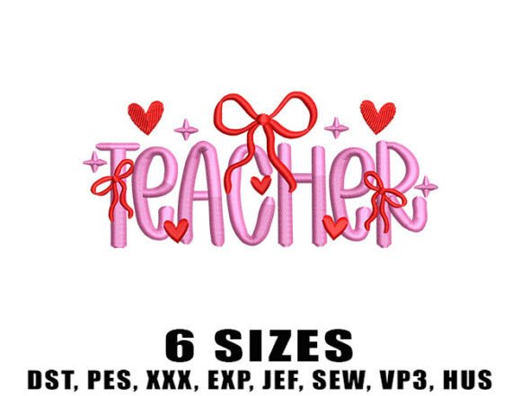 Pink Teacher Embroidery Designs: A Stitcher's Review