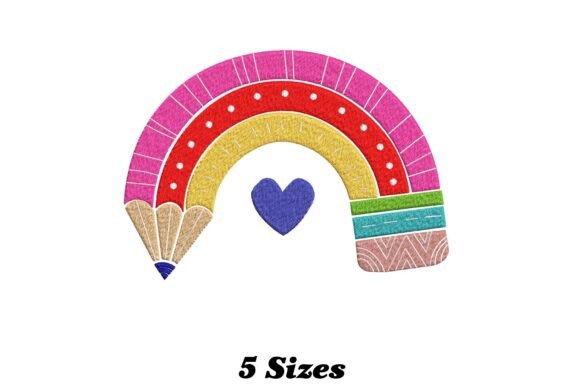 Rainbow Pencil: A Whimsical Embroidery Design Review