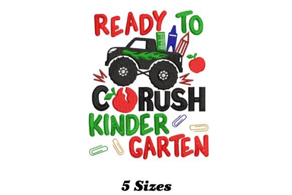 Ready to Crush Kindergarten: Embroidery Review