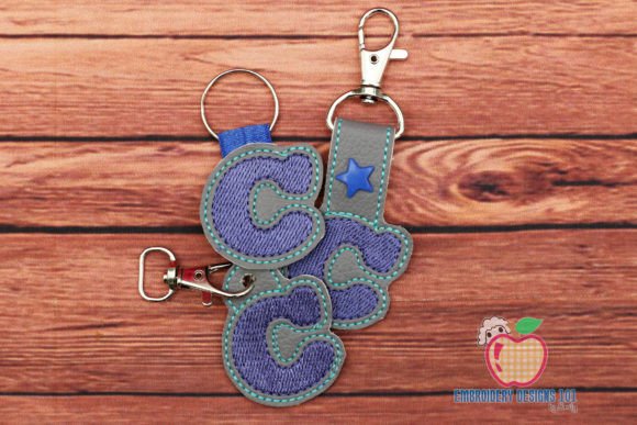 Review: LETTER C Keyfob Keychain ITH for Apparel