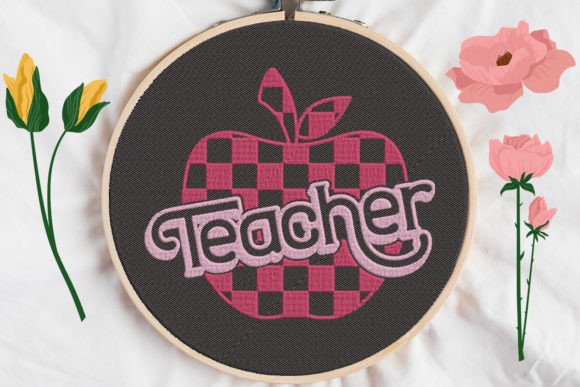 Teacher Sign Checkered Print Apple: A Designer’s Review